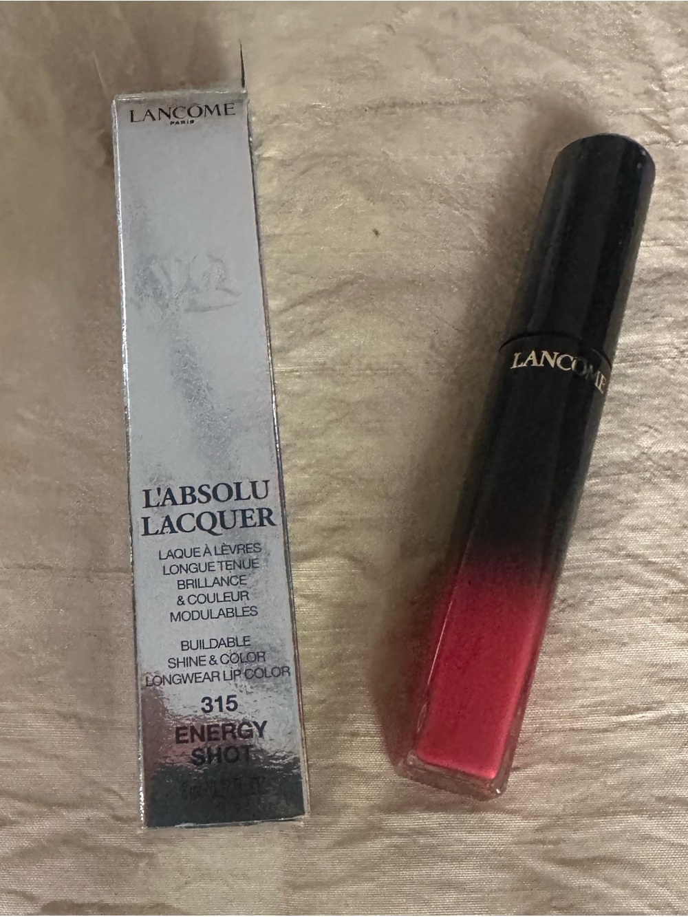 L'Absolu Lacquer Longwear Lip Color - Energy Shot (315)